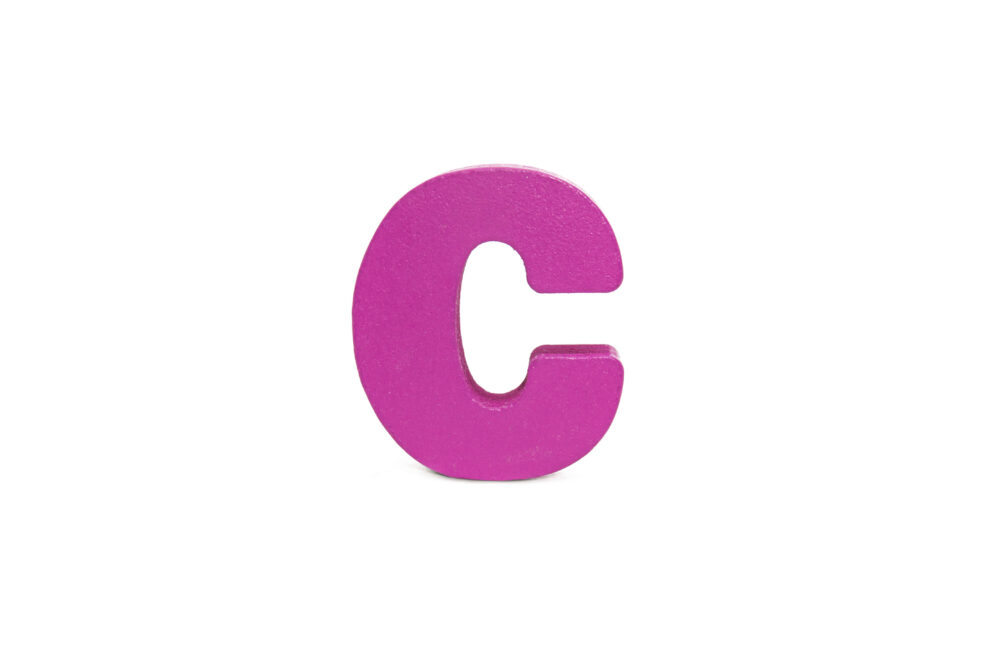 アルファベットのC
