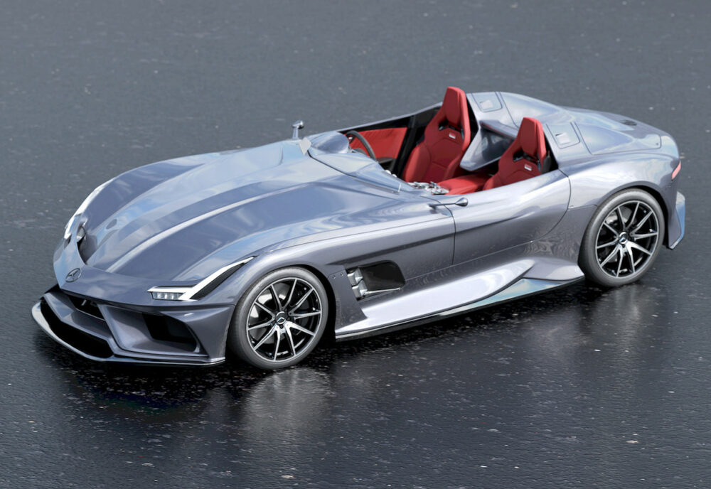 メルセデス・ベンツ SLRマクラーレン復活新型予想CG
俯瞰
