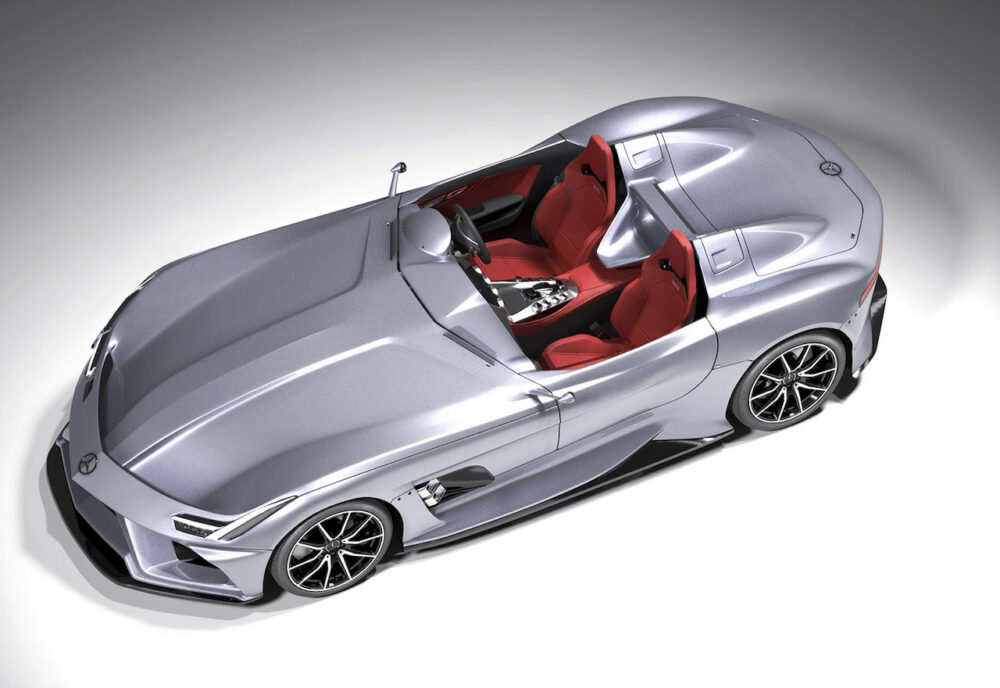 メルセデス・ベンツ SLRマクラーレン復活新型予想CG
真上から俯瞰