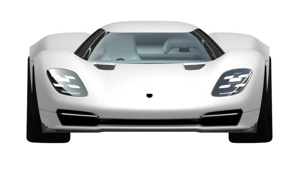 ポルシェ918スパイダーの後継と思われる流出した特許画像
フロントマスク