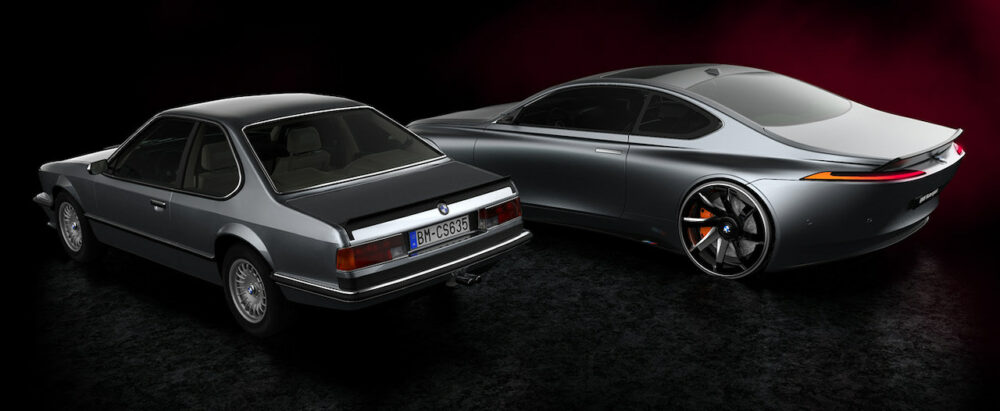 復活新型6シリーズクーペ デザイン予想CGとE24 6シリーズクーペのリア