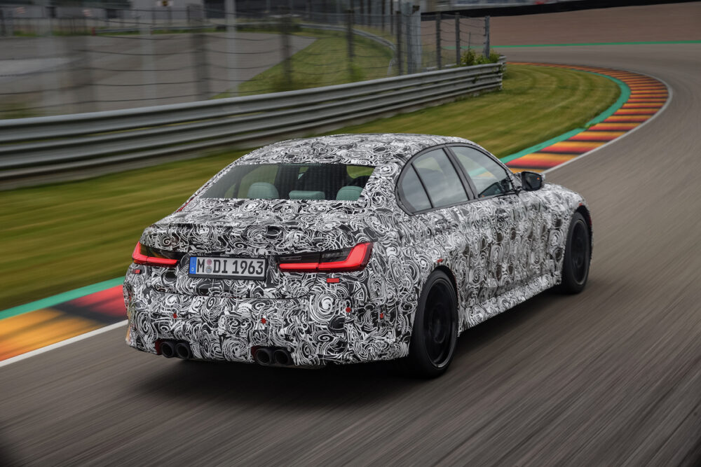 次期新型 BMW M4セダン 公式リークリア