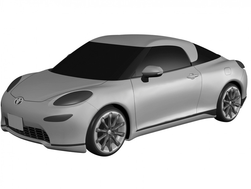 トヨタ MR2 デザイン特許画像流出
フロントとボディサイド