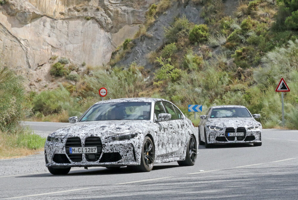 次期新型 BMW M3・M4 プロトタイプ スパイショット
