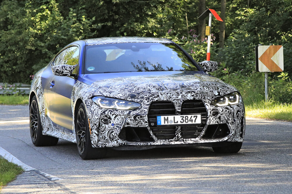 次期新型BMW M4クーペ プロトタイプ スパイショット