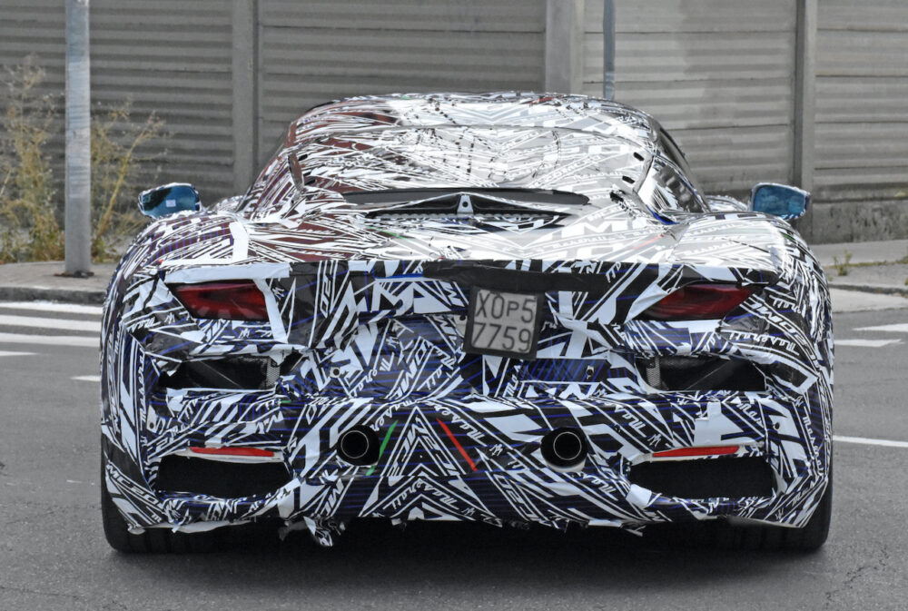 新型マセラティ MC20 市販型プロトタイプ スパイショットリア