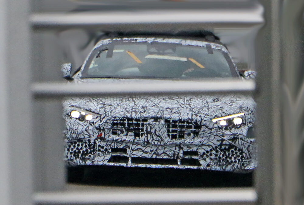 次期新型メルセデス・ベンツ SL プロトタイプ スパイショットフロント