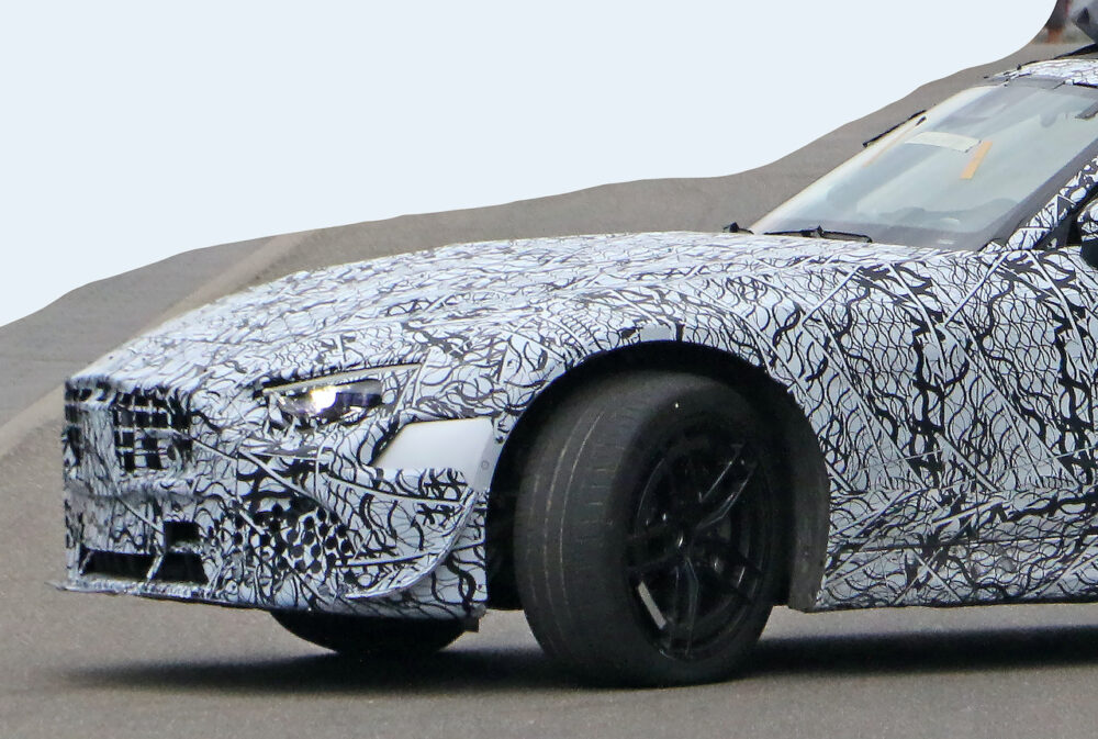 次期新型メルセデス・ベンツ SL プロトタイプ スパイショットフロント