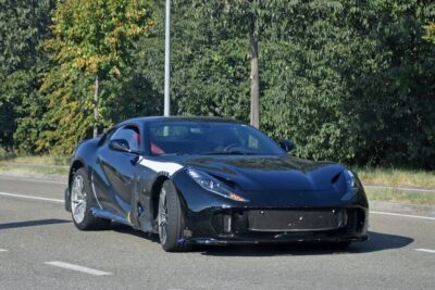 フェラーリ最終V12となる新型「812 GTO」開発車両をスクープ!