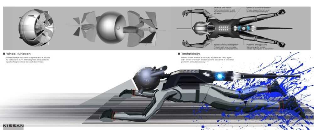 日産GT-R(X)2050 乗車時のイメージ