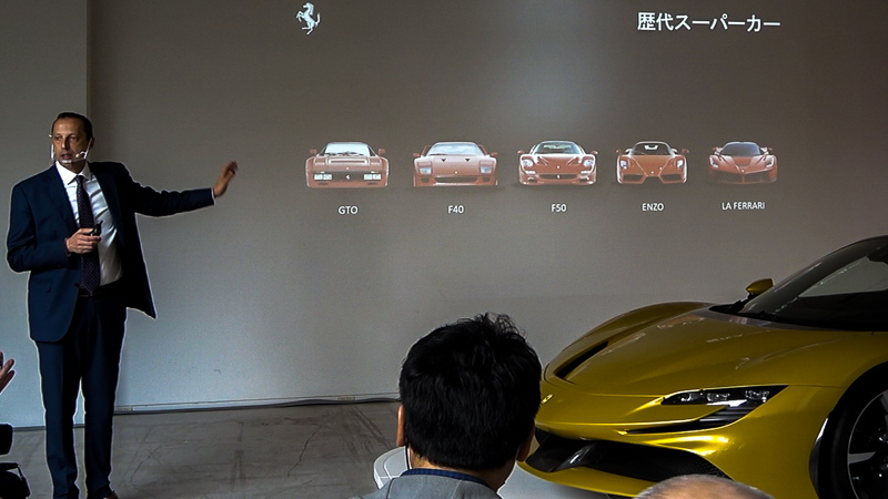フェラーリ・ジャパン株式会社 代表取締役社長 フェデリコ・パストレッリ氏のプレゼン