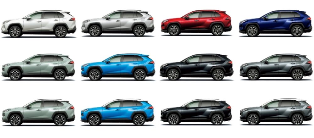 トヨタ 5代目RAV4のボディカラー一覧画像