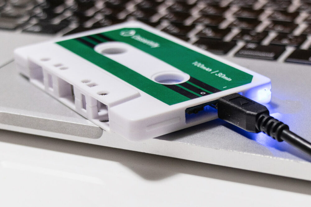 充電が完了したCassettify
