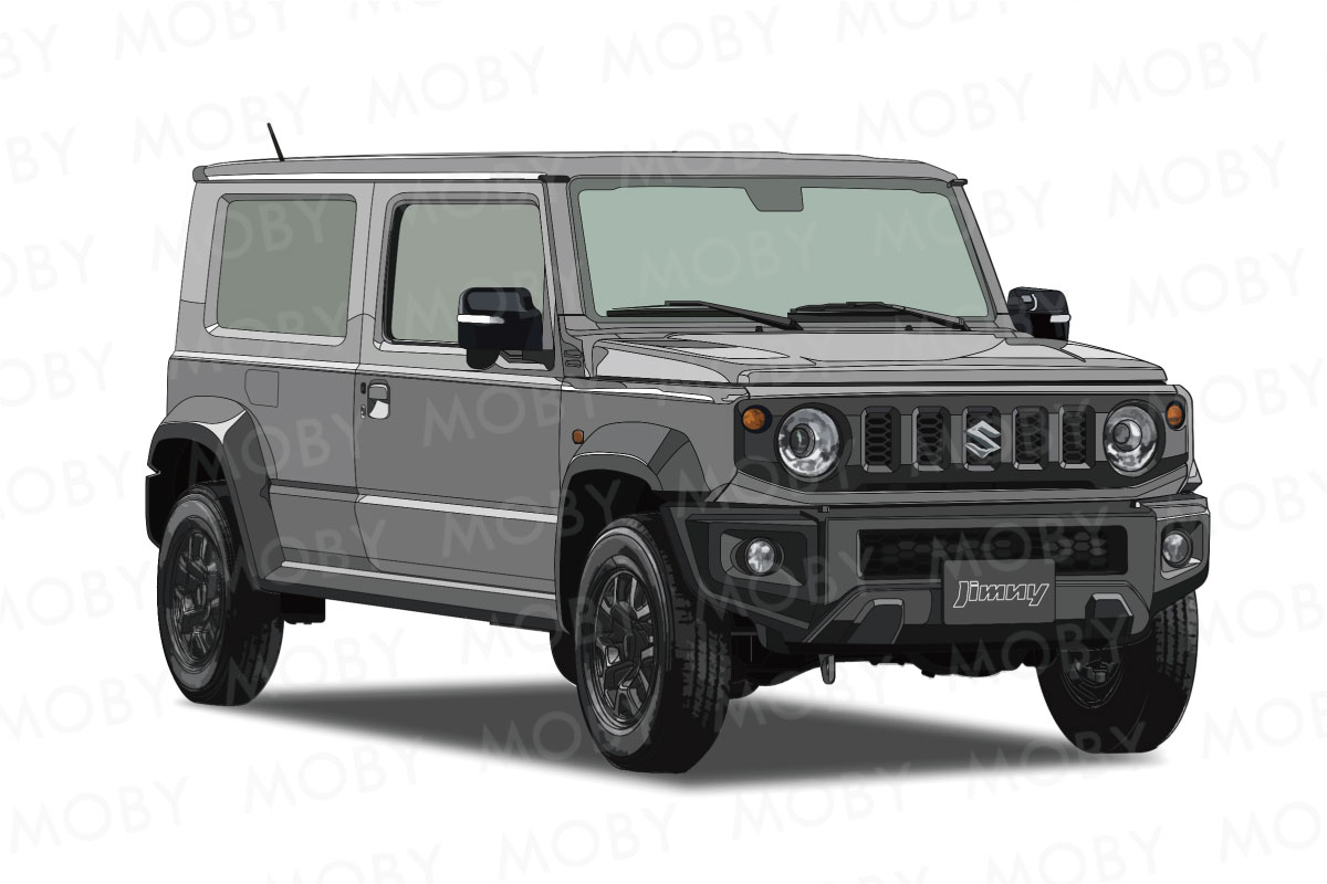 ジムニーロングはこの姿で登場 テスト車両から予想イラストを制作 Moby モビー