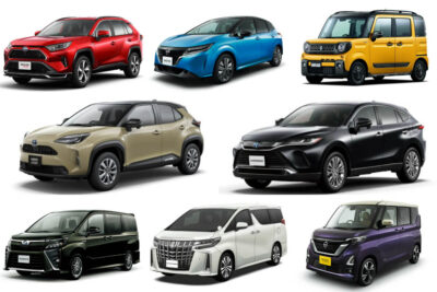 2021年最も売れた日本車は？ボディタイプ別の販売台数ランキング