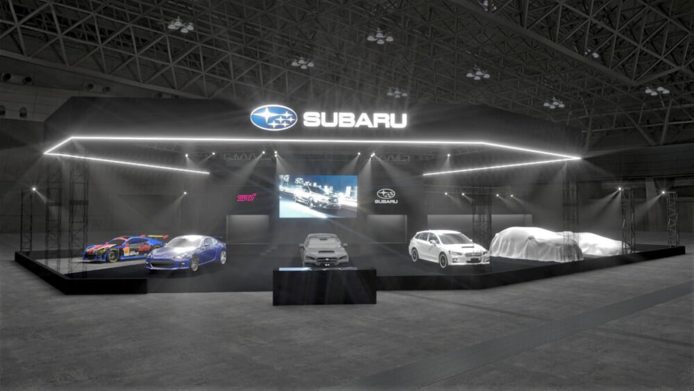 東京オートサロン2022のスバルブースイメージ