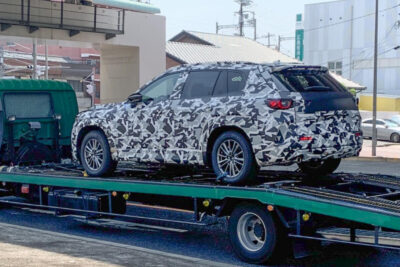 マツダの北米向けSUV「CX-50」を国内でスクープ!カモフラ付きでもカッコいい