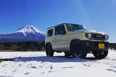 ジムニーと雪景色で映えること間違いなし!富士山のふもとで雪中キャンプ【あなたの『車×キャンプスタイル』】