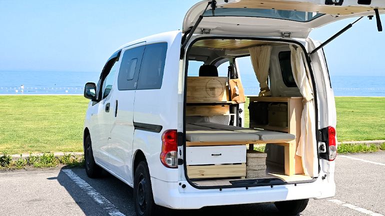 NV200 バンライフ仕様 サブバッテリー