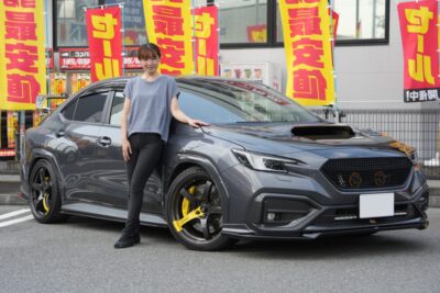 スタイリングと他のカスタムに刺激を受けてバランスの良い仕上がり　スバル　WRX S4 【みんなのクルマ】