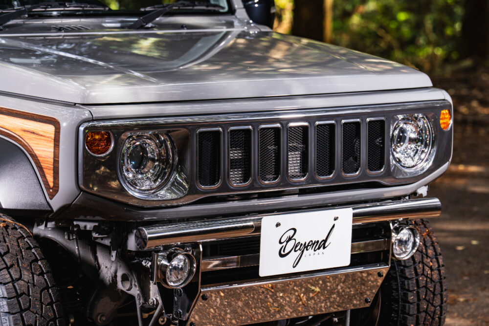 【JURIさま専用】木目塗装　ジムニー　オーダー　3点　サマーキャンペーン ジムニーに木目取り入れクラシカルスタイル実現！メッキの煌きと