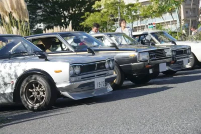 「西部警察」に登場した本物のマシンXも!?　スカイラインをテーマに年代もさまざまな車両が集結