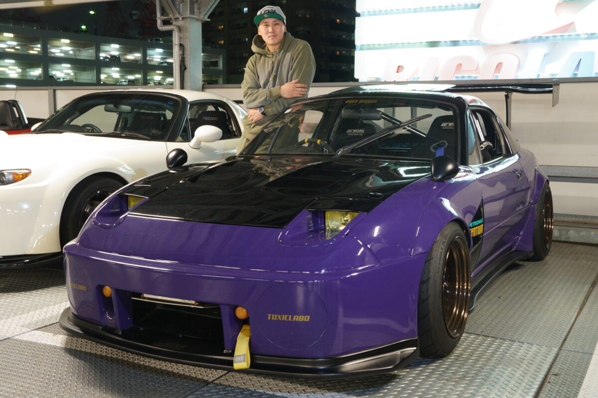 NBエンジンに載せ替えて2,000cc化 ユーノス ロードスター(NA8C