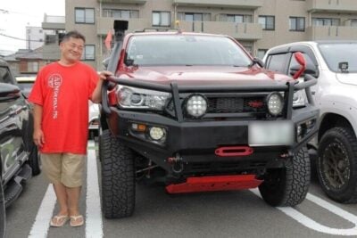 ファミリーも一緒に楽しむカスタマイズはゴツくてカワイイ仕様だ　トヨタ　ハイラックス（GUN125）【みんなのクルマ】　