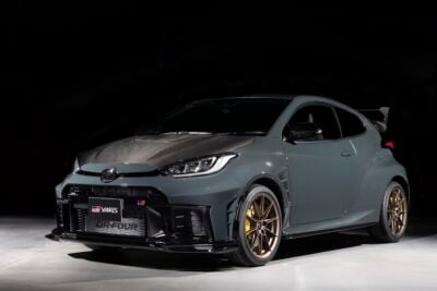 100台限定「GRヤリス MORIZO RR」初公開　角張ったステアリングにSNS騒然