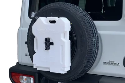 ジムニー専用ロトパックス取付ベース解説　背面タイヤにスマート装着！