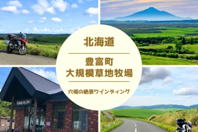 【豊富町 大規模草地牧場】バイクツーリングコース100選 実走レポート