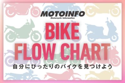 もう迷わない！フローチャートで自分にぴったりのバイクを見つけよう