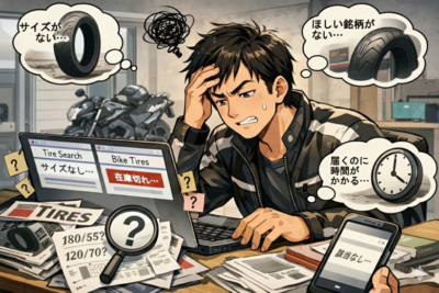 バイクのタイヤ選びが快適に！プロ御用達「モトカスタム店」には定番からマニアックなものまでズラリ