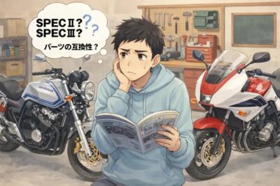 新型が注目されるCB400SFだがNC39だってまだまだ現役。悩みのパーツ探しはこれを活用してバイクを長く楽しもう