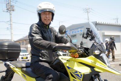 【V ストローム250 SX】価格以上の効果あり！ ロングツーリングや林道走行でも効果がありそうなことを体感【ユーザー体感イベント】