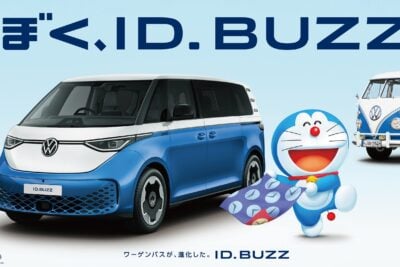 フォルクスワーゲン×ドラえもん　「ID. Buzz」発売1周年記念コラボ開始