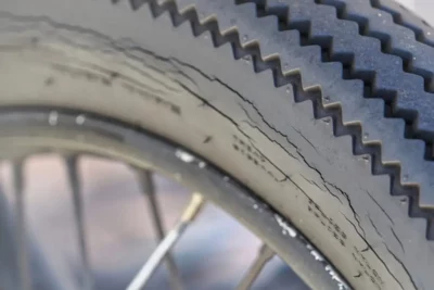 冬は特に注意が必要！？バイクタイヤのひび割れチェック