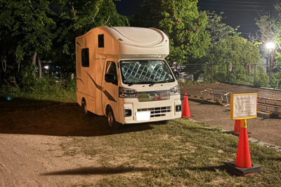 【体験談】広島県・宮浜温泉RVパークで車中泊。JP STAR Happy 1+で楽しむ温泉旅