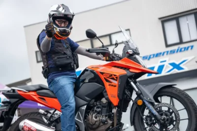 【Vストローム250SX】ギャップの突き上げ感が減少して、段差を意識しないで走ることができた！【ユーザー体感イベント】